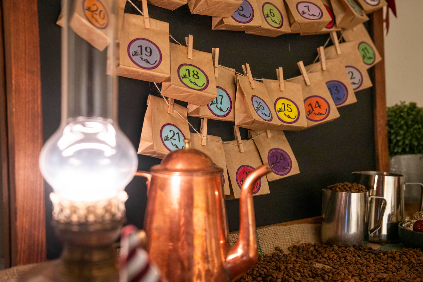 Adventskalender 24 kaffi Sognefjord Kaffibrenneri