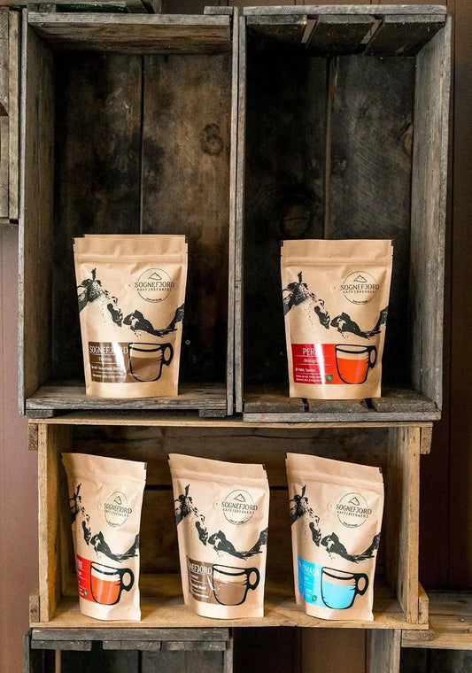 Kaffiabonnement Sør-Amerika Sognefjord Kaffibrenneri