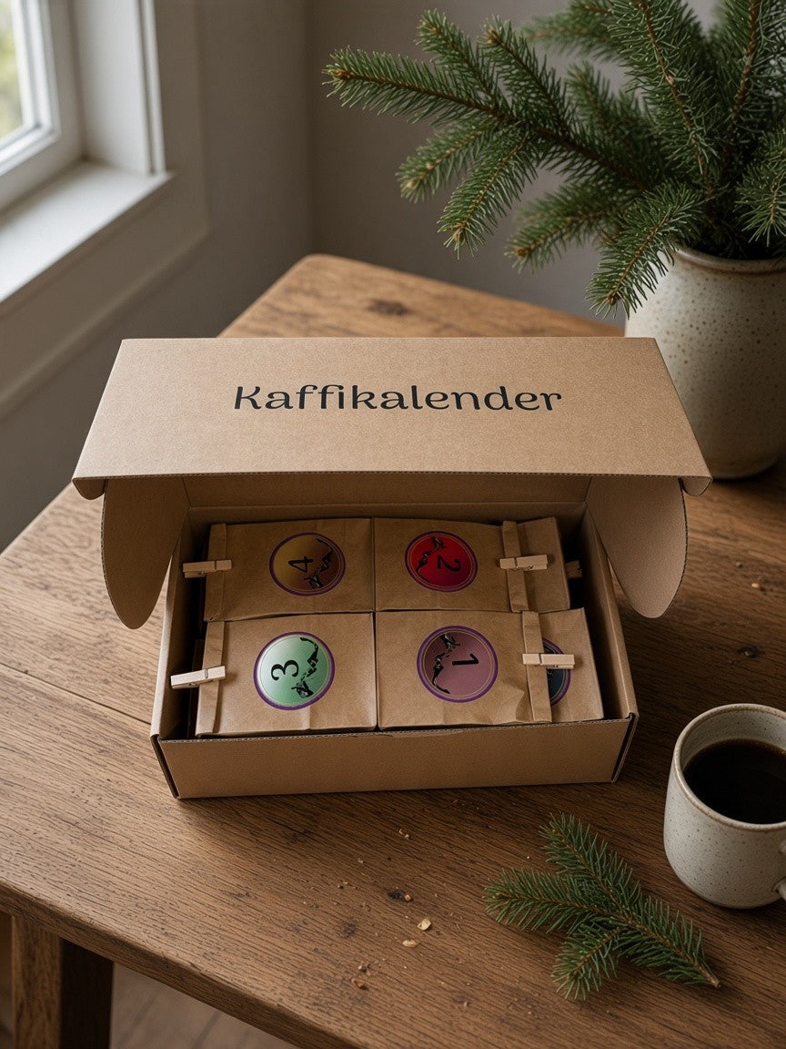Adventskalender 24 kaffi Sognefjord Kaffibrenneri