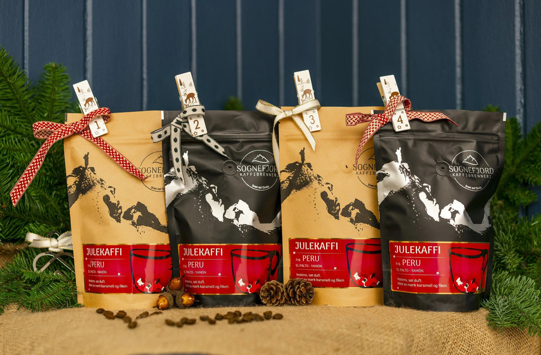 Julekaffi - Etiopisk Bærtørka 250g Sognefjord Kaffibrenneri