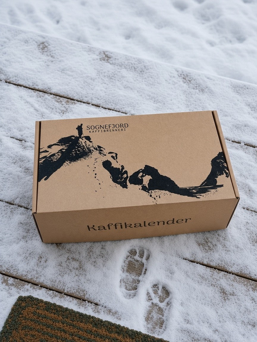Adventskalender 24 kaffi Sognefjord Kaffibrenneri